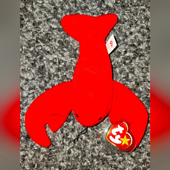 TY Beanie Baby - PINCHERS the Lobster (8.5 inch) - Picture 1 of 2